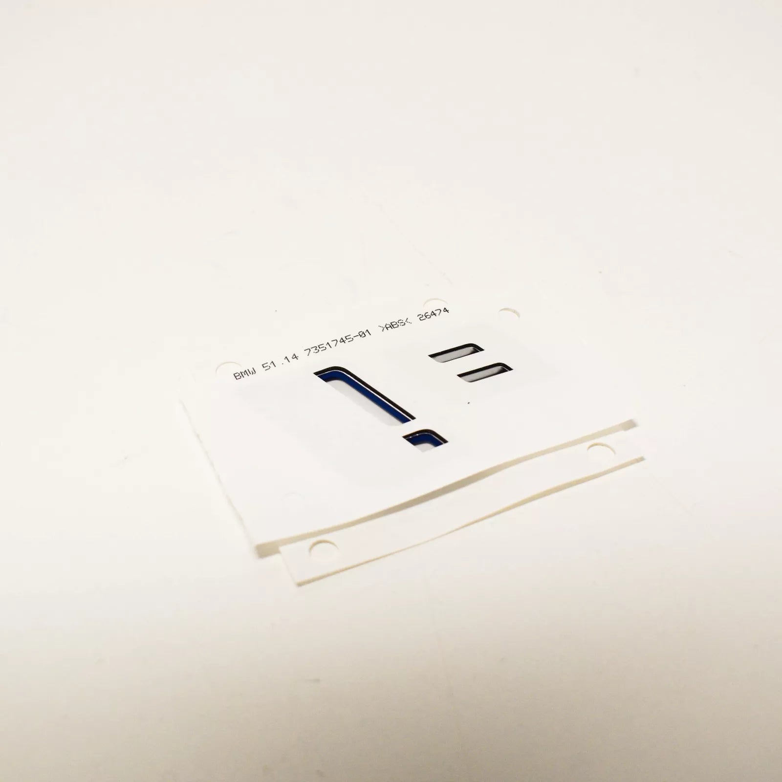 NEW BMW I8 I12 REAR TRUNK BOOT LID EMBLEM BADGE 51147351745 ORIGINAL