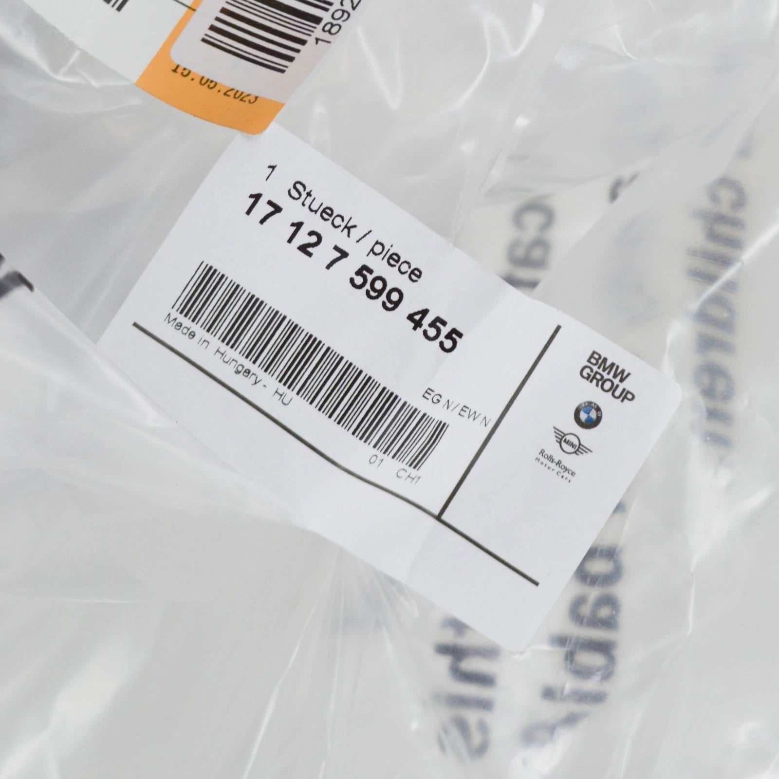 NEW BMW 3 COUPE E92 HEATER RETURN THERMOSTAT LINE 7599455 17127599455 ORIGINAL