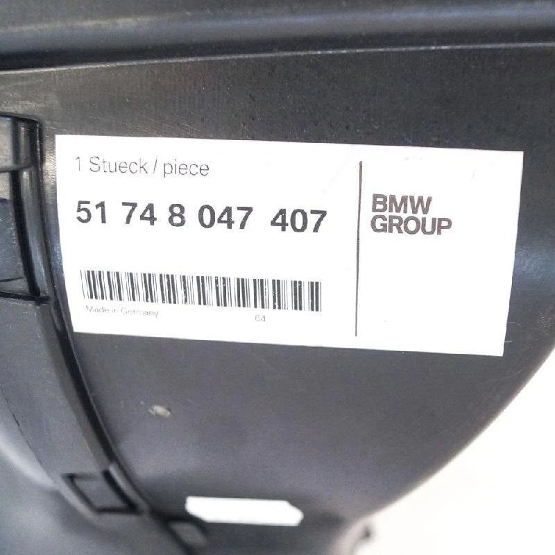 NEW BMW 3 CONVERTIBLE E93 FRONT LEFT SIDE AIR DUCT 51748047407 ORIGINAL