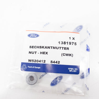 new ford fiesta mk7 exhaust system nut 1381975 w520412-s442 original
