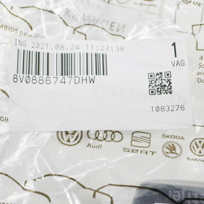 new audi a3 8v rear seat belt guide trim 8v0886747dhw original