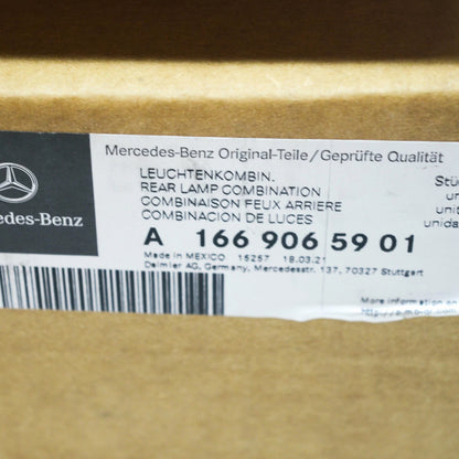 NEW MB GLE W166 REAR LEFT INNER TAILGATE LED TAILLIGHT A1669065901 ORIGINAL