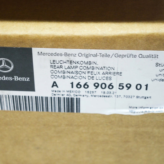 NEW MB GLE W166 REAR LEFT INNER TAILGATE LED TAILLIGHT A1669065901 ORIGINAL