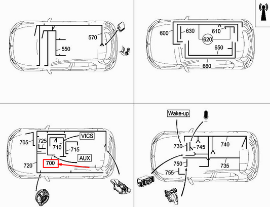 new mercedes-benz gla x156 aux jack wiring harness a1565405106 original