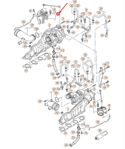 NEW AUDI A6 C7 TURBOCHARGER VACUUM UNIT 079145462M
