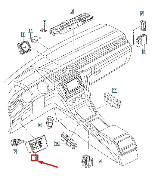 NEW VOLKSWAGEN ARTEON 3H7 HEADLIGHT SWITCH CONTROL UNIT 3G0941633SICX