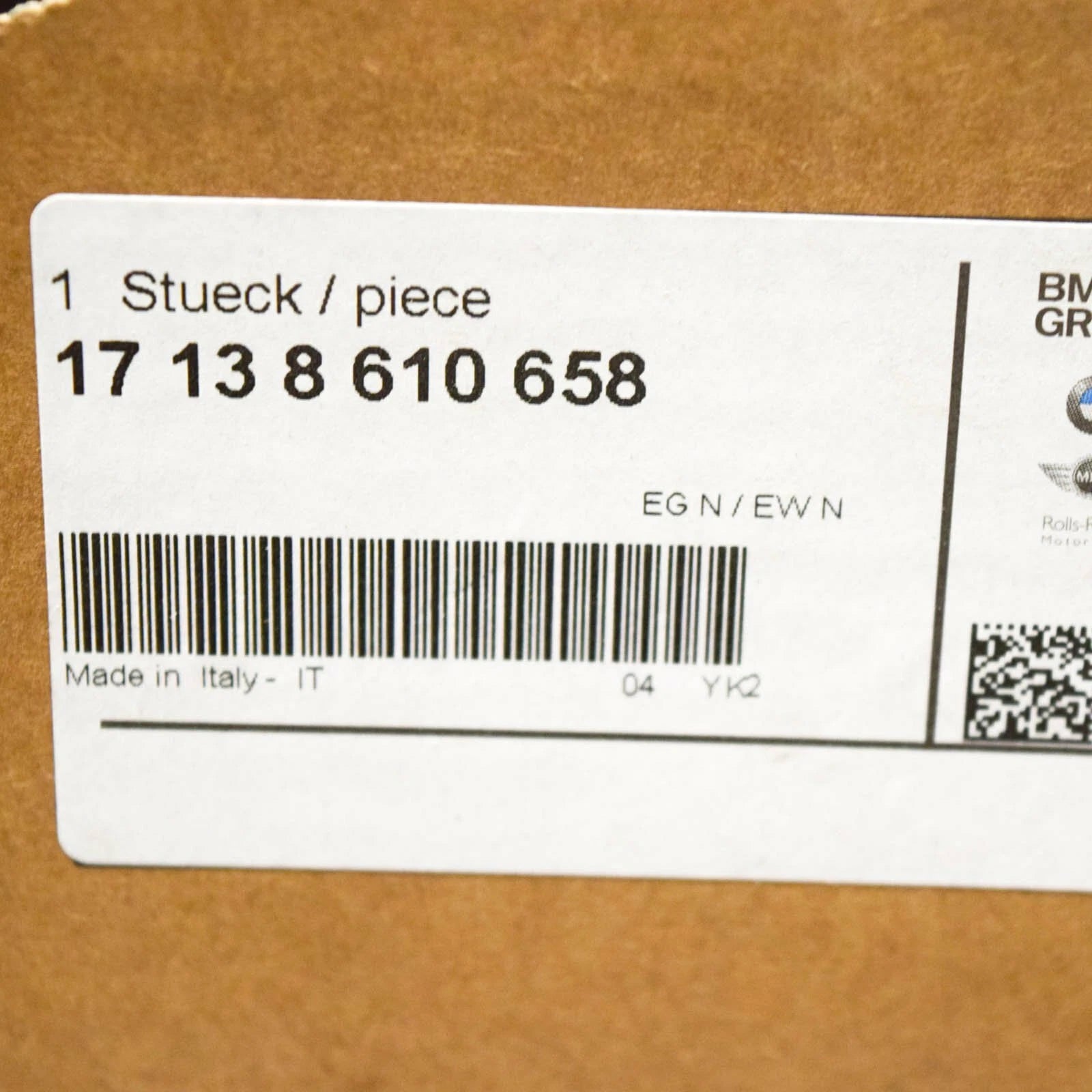 NEW BMW 7 G11 G12 COOLANT ENGINE EXPANSION TANK 17138610658 8610658 ORIGINAL