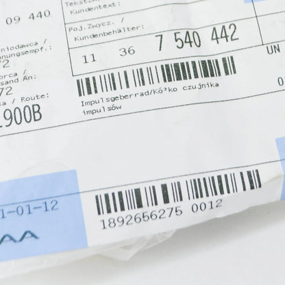 NEW BMW 3 E90 TIMING CHAIN INPULSE SENDING WHEEL 11367540442 ORIGINAL