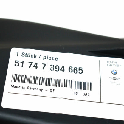 NEW BMW 5 G30 FRONT LEFT WHEELHOUSING AIR DUCT 51747394665 ORIGINAL