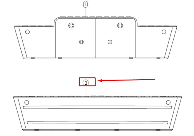 NEW AUDI Q5 8R FRONT LICENCE PLATE TRIM 8R0807287C1QP ORIGINAL