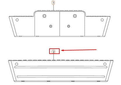NEW AUDI Q5 8R FRONT LICENCE PLATE TRIM 8R0807287C1QP ORIGINAL