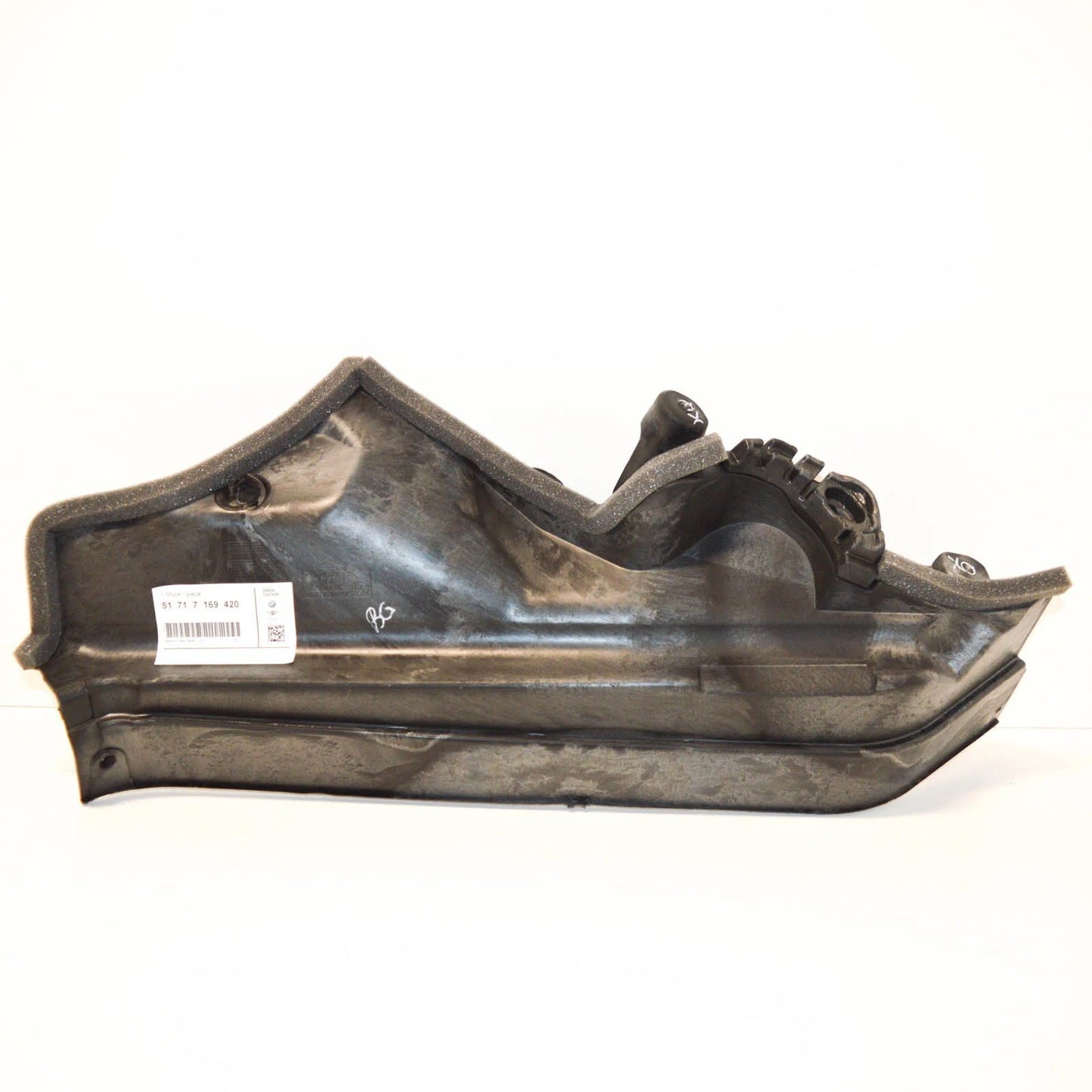 NEW BMW X6 E71 ENGINE UPPER RIGHT COMPARTMENT PARTITION 51717169420 ORIGINAL