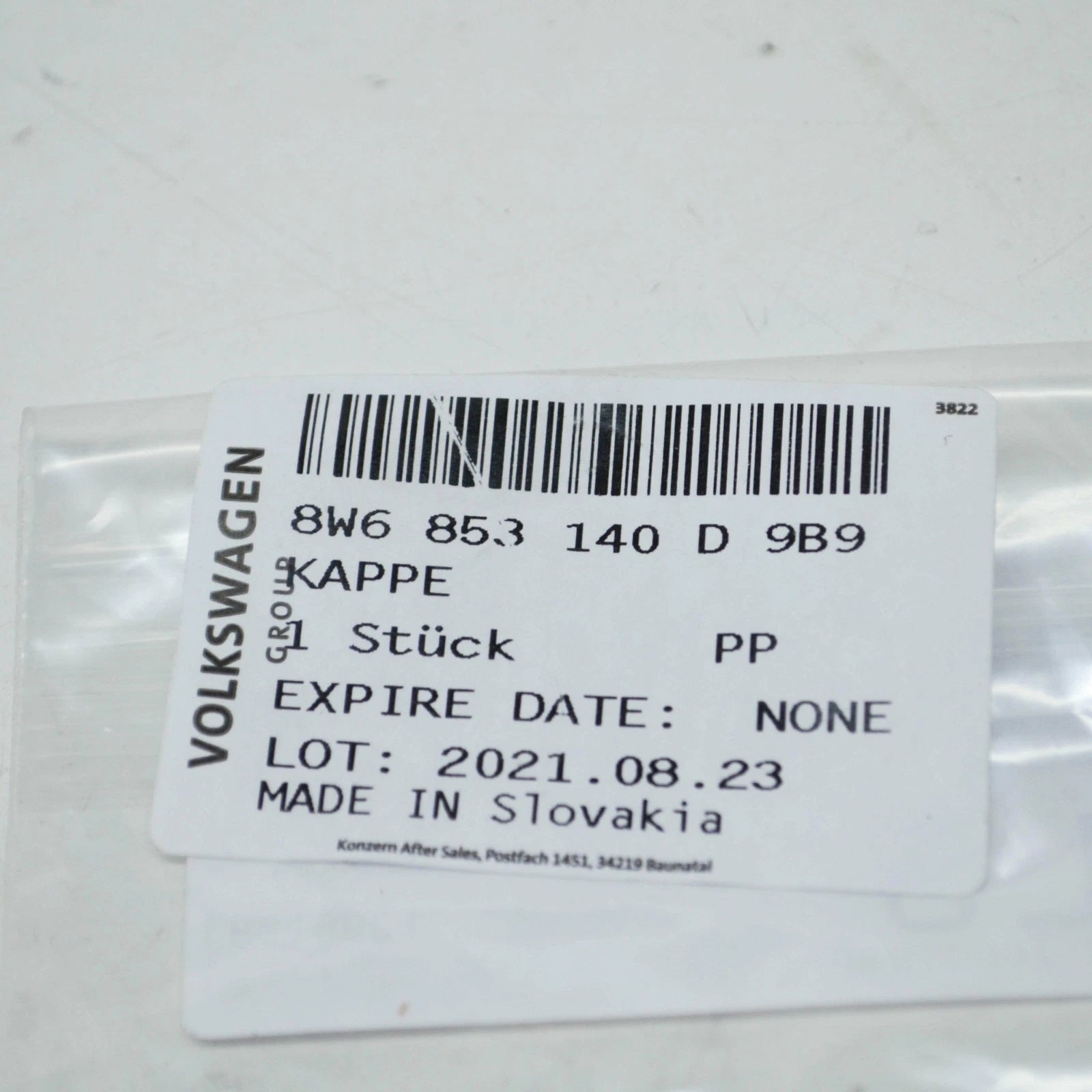 NEW AUDI A5 CABRIO 8W6 FRONT BUMPER RADIATOR GRILLE CAP 8W6853140D9B9