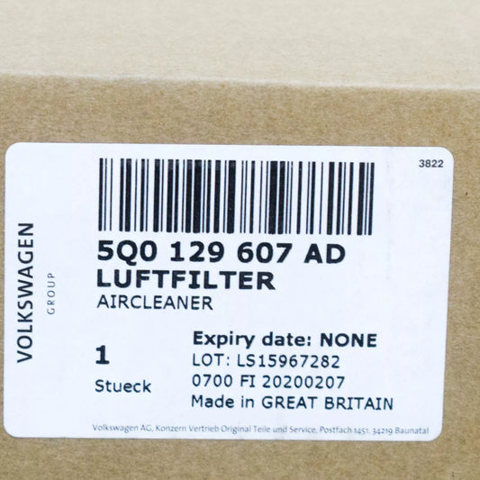 NEW AUDI A3 8V 1.8I AIR FILTER BOX 5Q0129607AD ORIGINAL