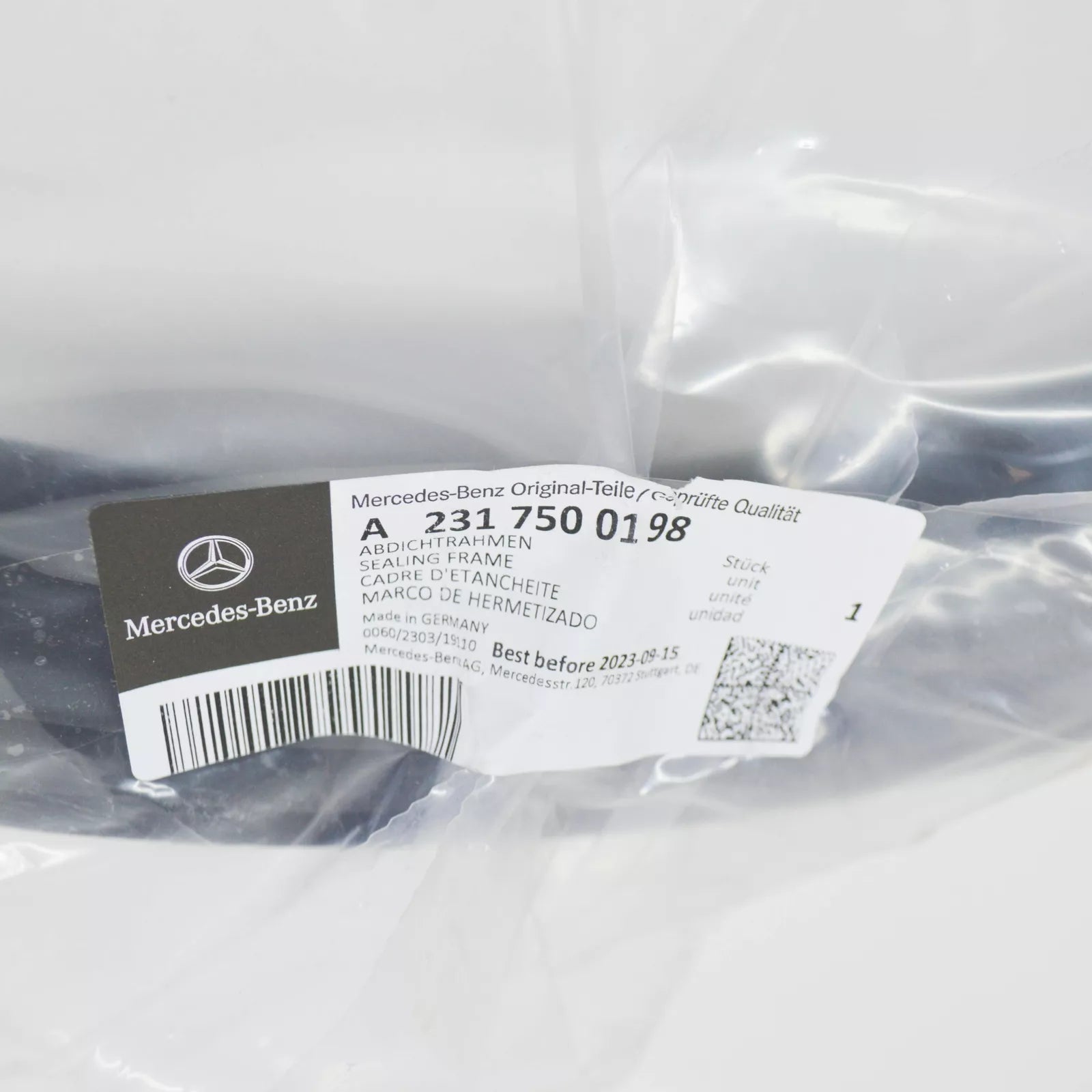 NEW MERCEDES-BENZ SL R231 REAR LID SEALING FRAME A2317500198 ORIGINAL