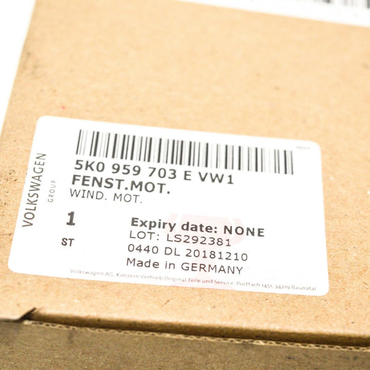 NEW VW GOLF PLUS MK5 REAR LEFT DOOR WINDOW MOTOR 5K0959703EVW1 ORIGINAL