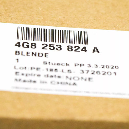 NEW AUDI RS7 REAR RIGHT EXHAUST TAIL PIPE BLACK CHROME TRIM 4G8253824A ORIGINAL