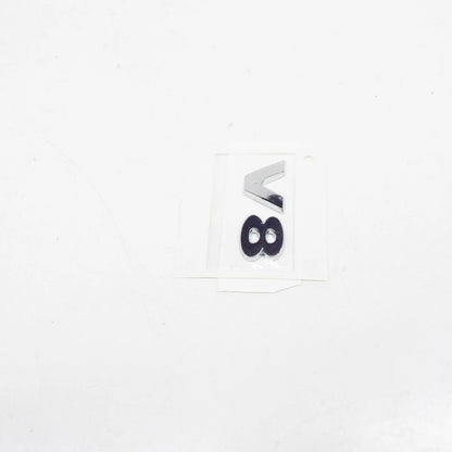 NEW VOLKSWAGEN PHAETON 3D REAR V8 CHROME INSCRIPTION 3D0853675T739 ORIGINAL