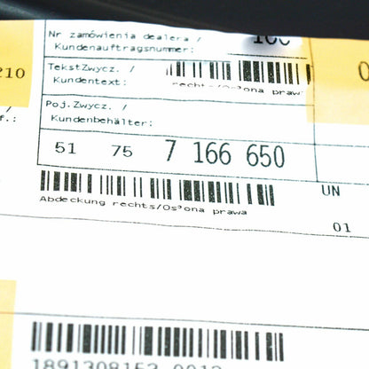 NEW BMW 3 COUPE E92 RIGHT SIDE UNDERBODY COVER 51757166650 ORIGINAL