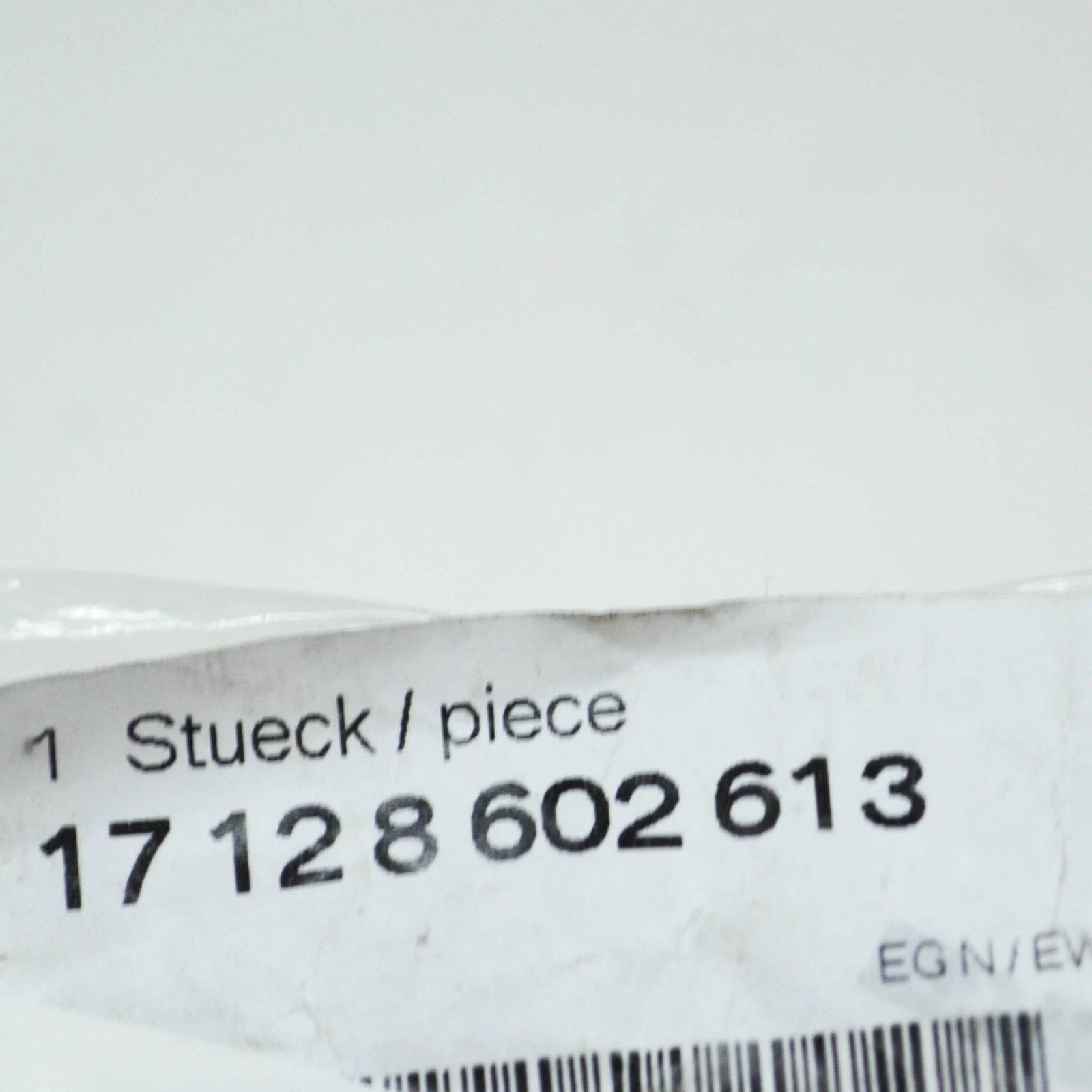 NEW BMW 5 G30 RIGHT WATER RADIATOR COOLANT HOSE 17128602613 ORIGINAL