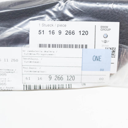 NEW BMW 1 F20 CENTRE CONSOLE KNEEPAD 51169266120 9266120 ORIGINAL