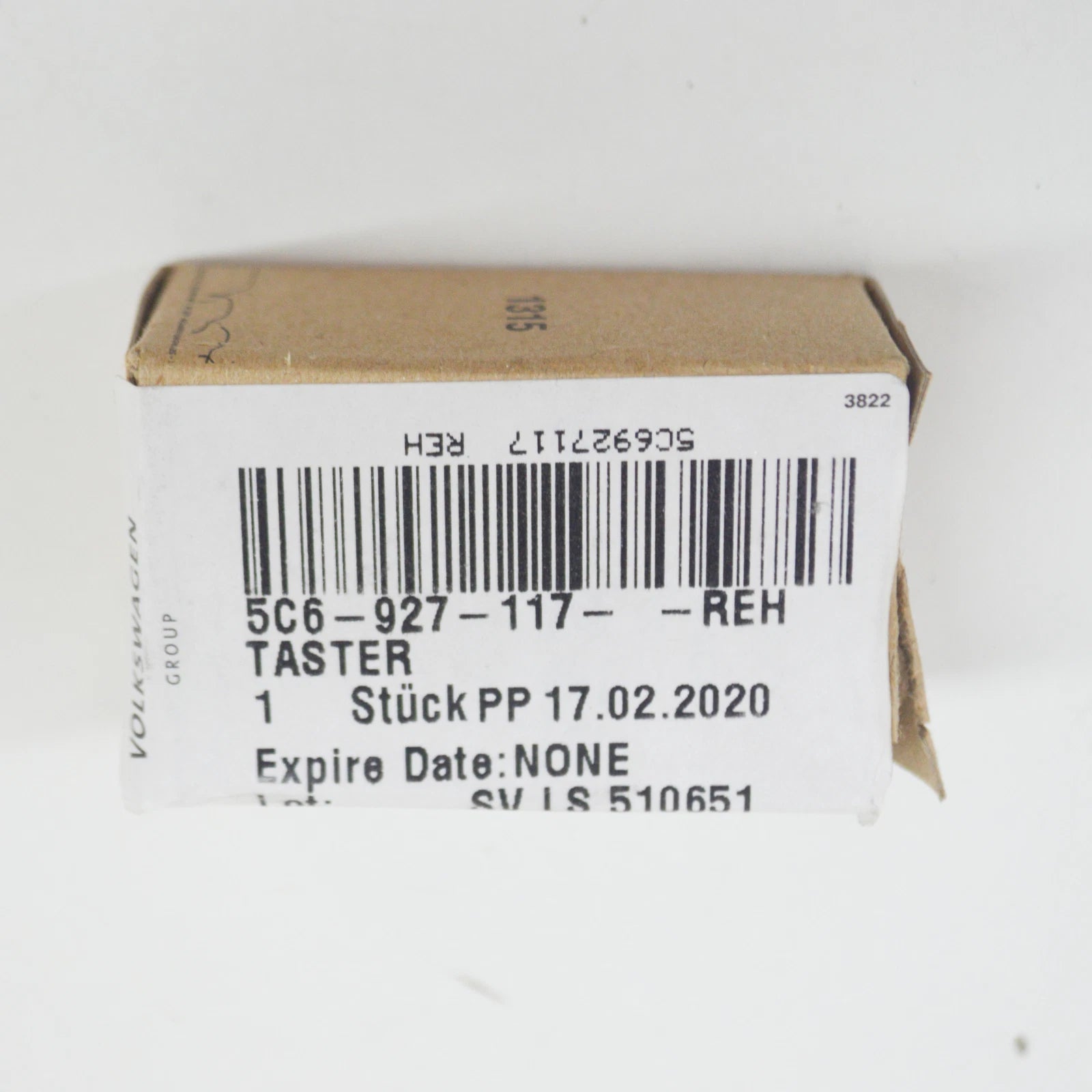 NEW VOLKSWAGEN JETTA A6 MK6 ESP SWITCH PUSH BUTTON 5C6927117REH