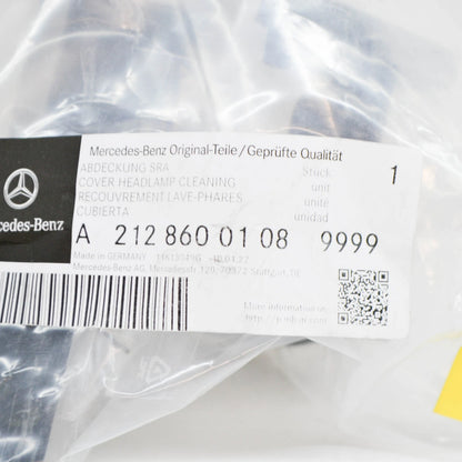 NEW MB E-CLASS W212 LEFT HEADLIGHT WASHER COVER A21286001089999 2013 ORIGINAL