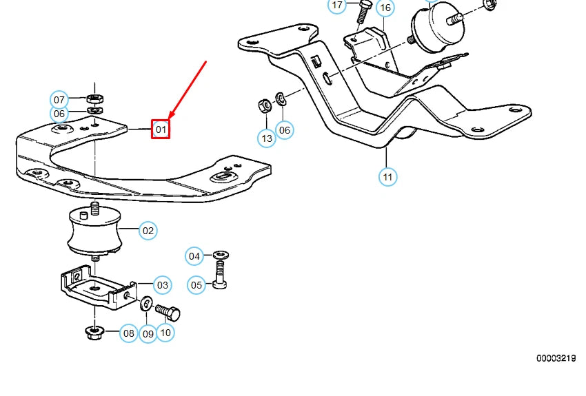 NEW BMW 5 E34 GEARBOX HOLDING PLATE 24701138434 1138434 ORIGINAL