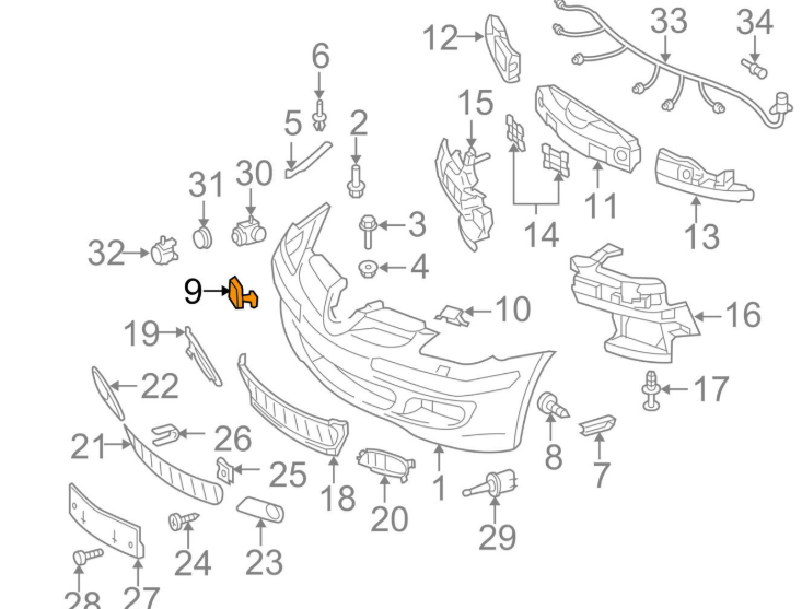 new bmw x1 e84 fuel fill-in door catch flap 51177284741 7284741 original