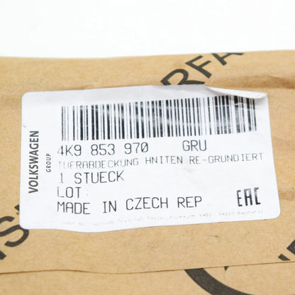 NEW AUDI A6 C8 AVANT REAR RIGHT DOOR COVER TRIM 4K9853970GRU ORIGINAL