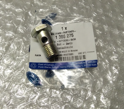 new ford kuga mk1 c394 turbo oil feed line banjo bolt 1386275 original