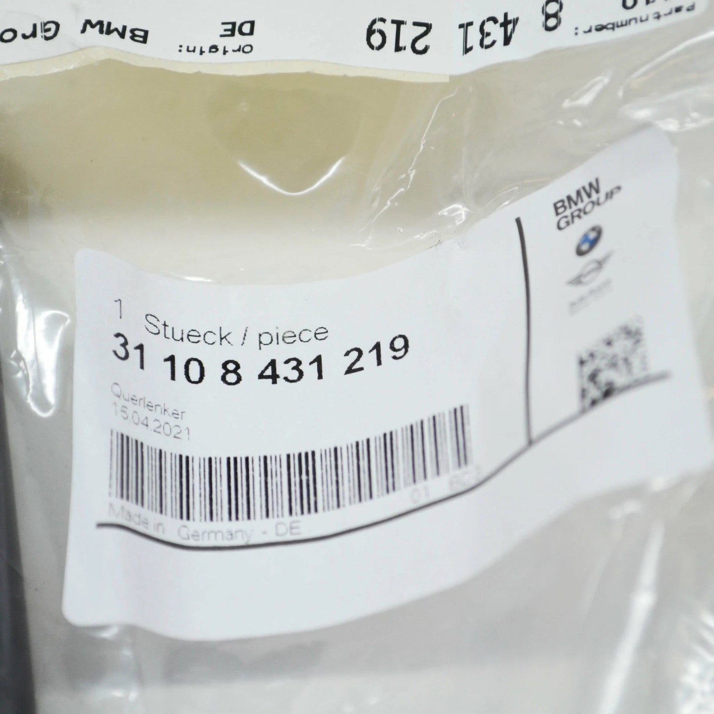 NEW BMW GT COUPE M F82 FRONT LEFT CONTROL ARM WITHOUT JOINTS 8431219 ORIGINAL