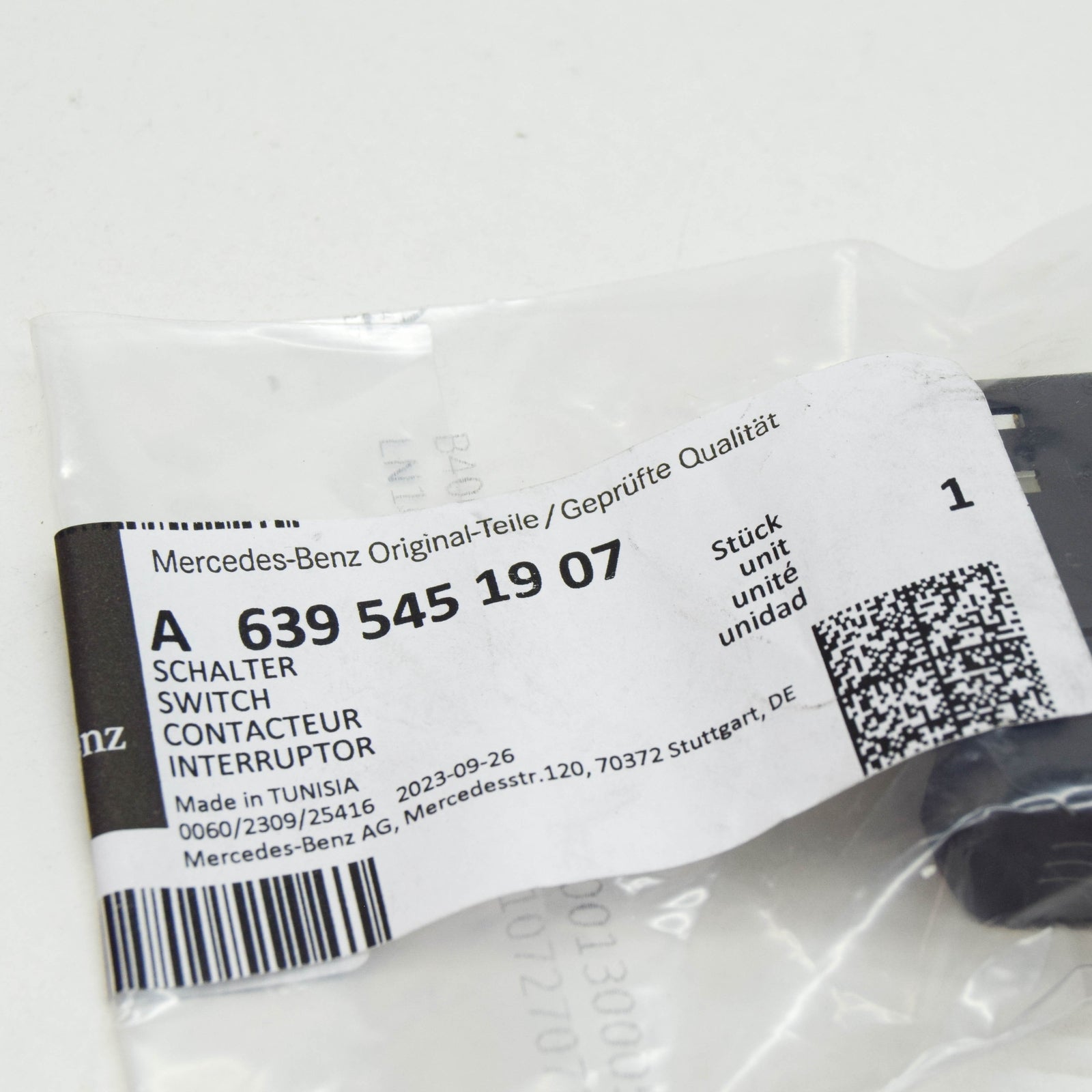 NEW MERCEDES-BENZ VITO W639 INDEPENDENT HEATING SWITCH A6395451907 ORIGINAL