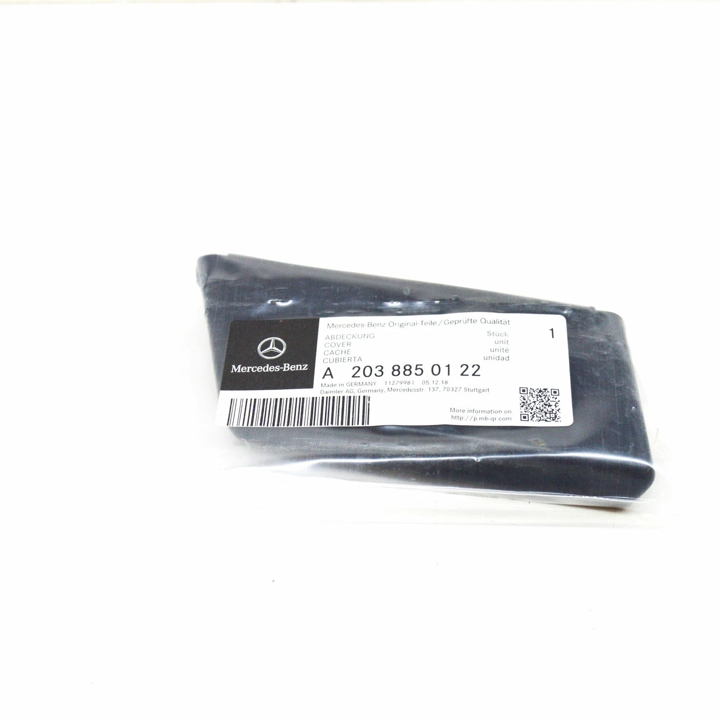 NEW MERCEDES-BENZ C W203 FRONT BUMPER LEFT COVER A2038850122