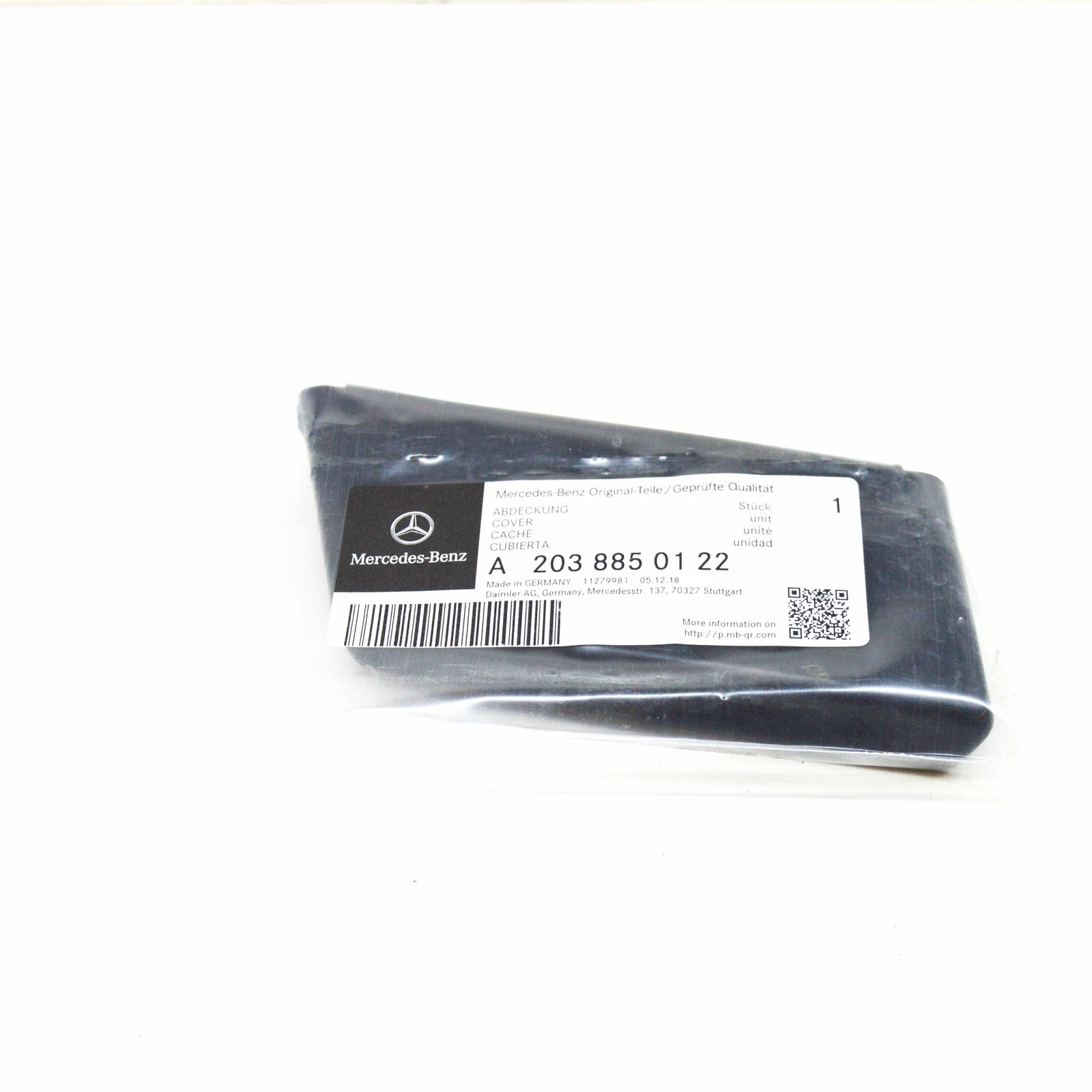 NEW MERCEDES-BENZ C W203 FRONT BUMPER LEFT COVER A2038850122