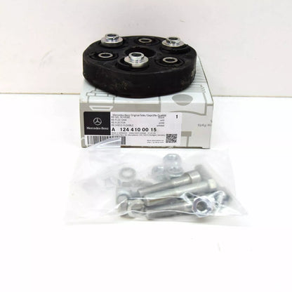 NEW MB E W124 PROPELLER SHAFT FRONT FLEXIBLE JOINT DISC KIT A1244100015