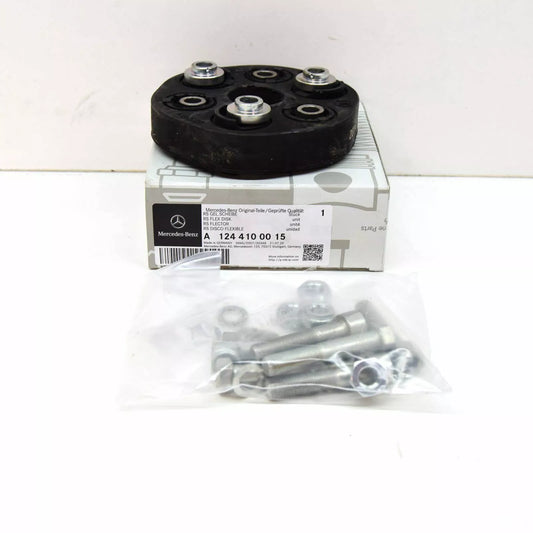 NEW MB E W124 PROPELLER SHAFT FRONT FLEXIBLE JOINT DISC KIT A1244100015