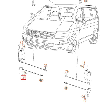 NEW VOLKSWAGEN TRANSPORTER T5 AERIAL ANTENNA GPS MODULE 7E0035540A