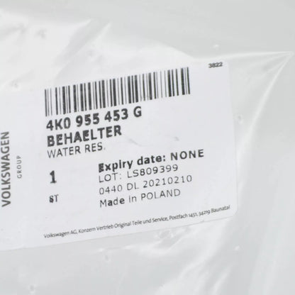 NEW AUDI A6 C8 WINDOW WASHER RESERVOIR TANK 4K0955453G