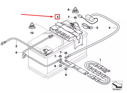 NEW BMW Z4 ROADSTER E89 POWER DISTRIBUTION BOX W FUSE 61149192124 9192124