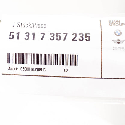 NEW BMW 7 G11 UPPER WINDSHIELD MOLDING COVER 51317357235 ORIGINAL
