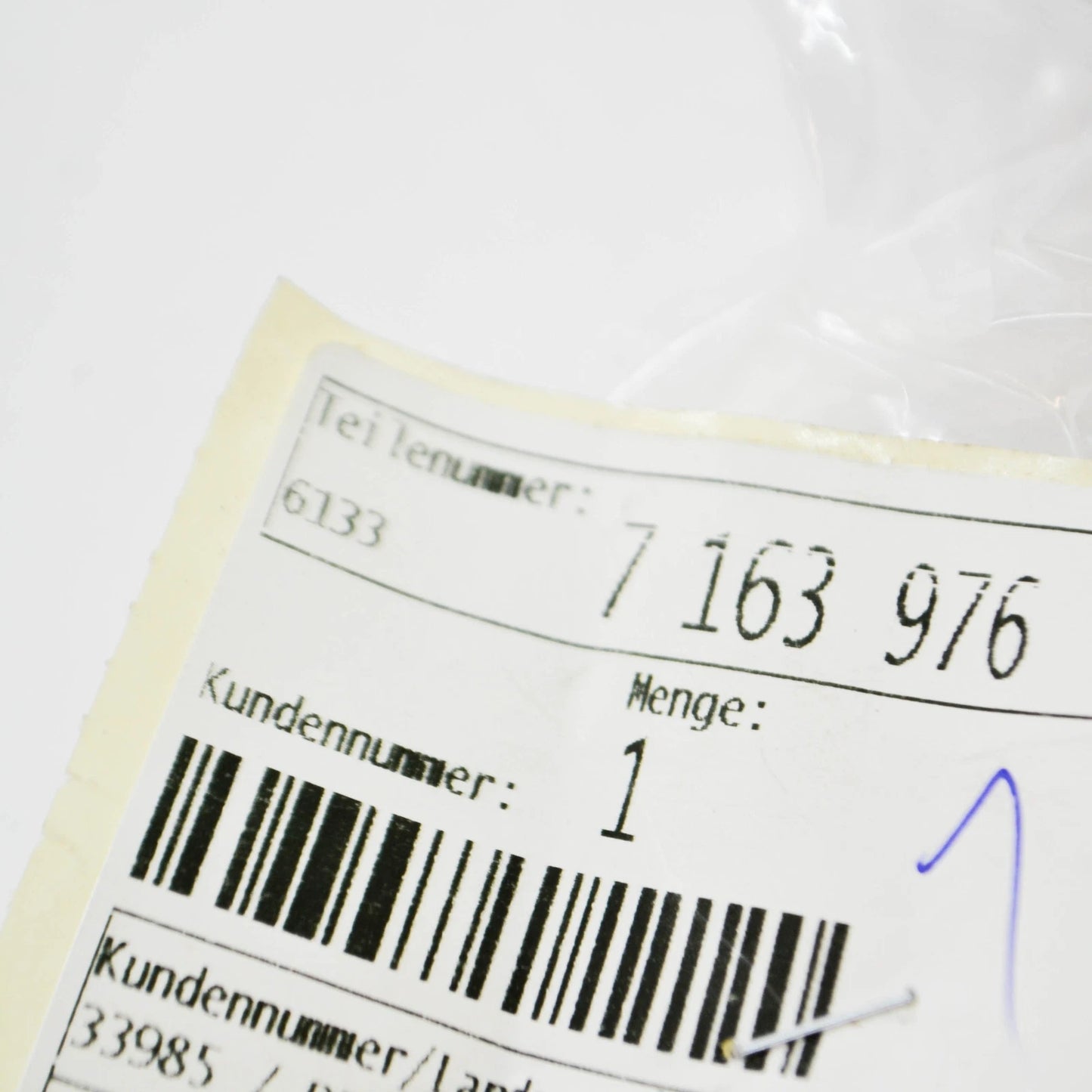 NEW BMW 7 E38 LOW PITCH HORN SIGNAL 61337163976 7163976 ORIGINAL