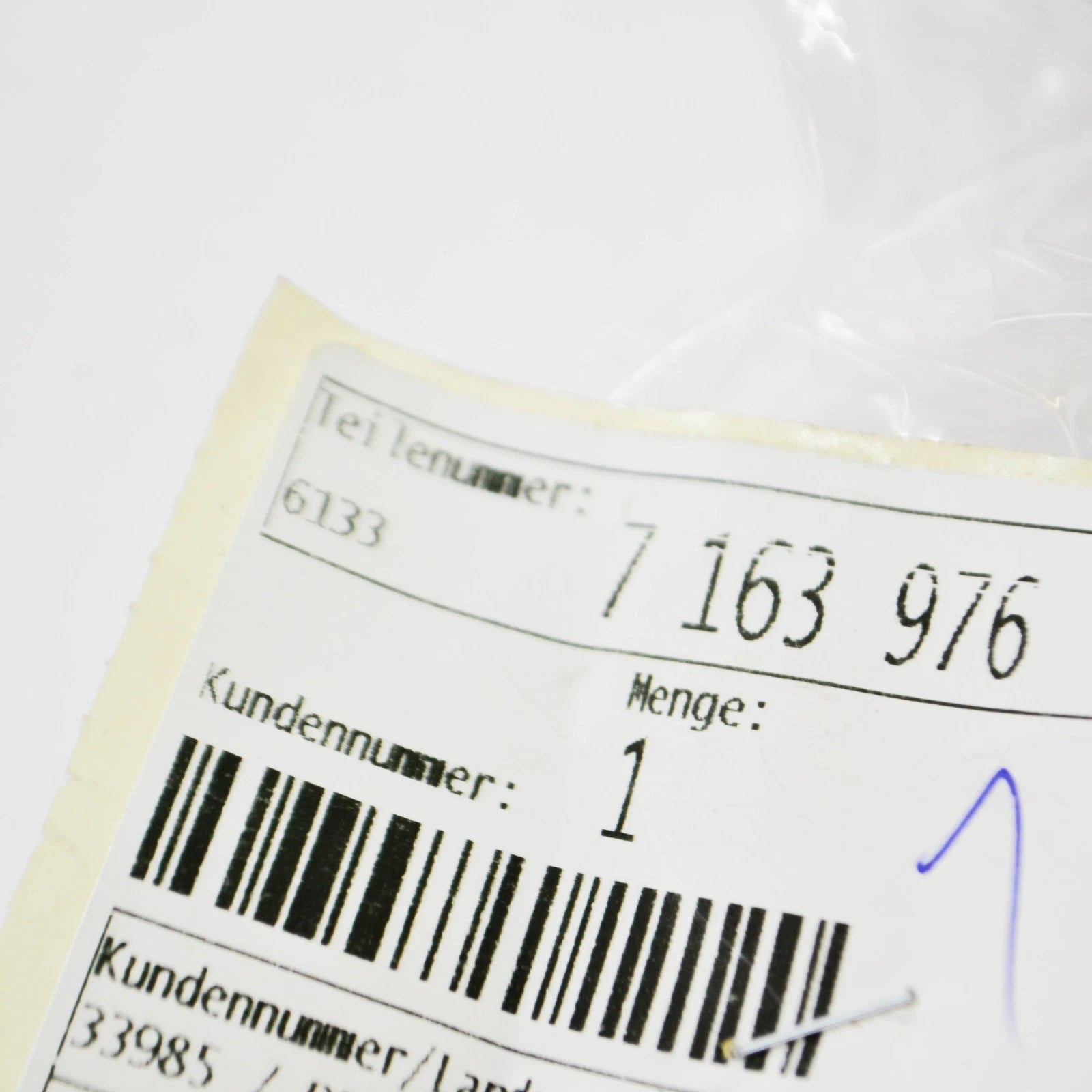 NEW BMW 7 E38 LOW PITCH HORN SIGNAL 61337163976 7163976 ORIGINAL