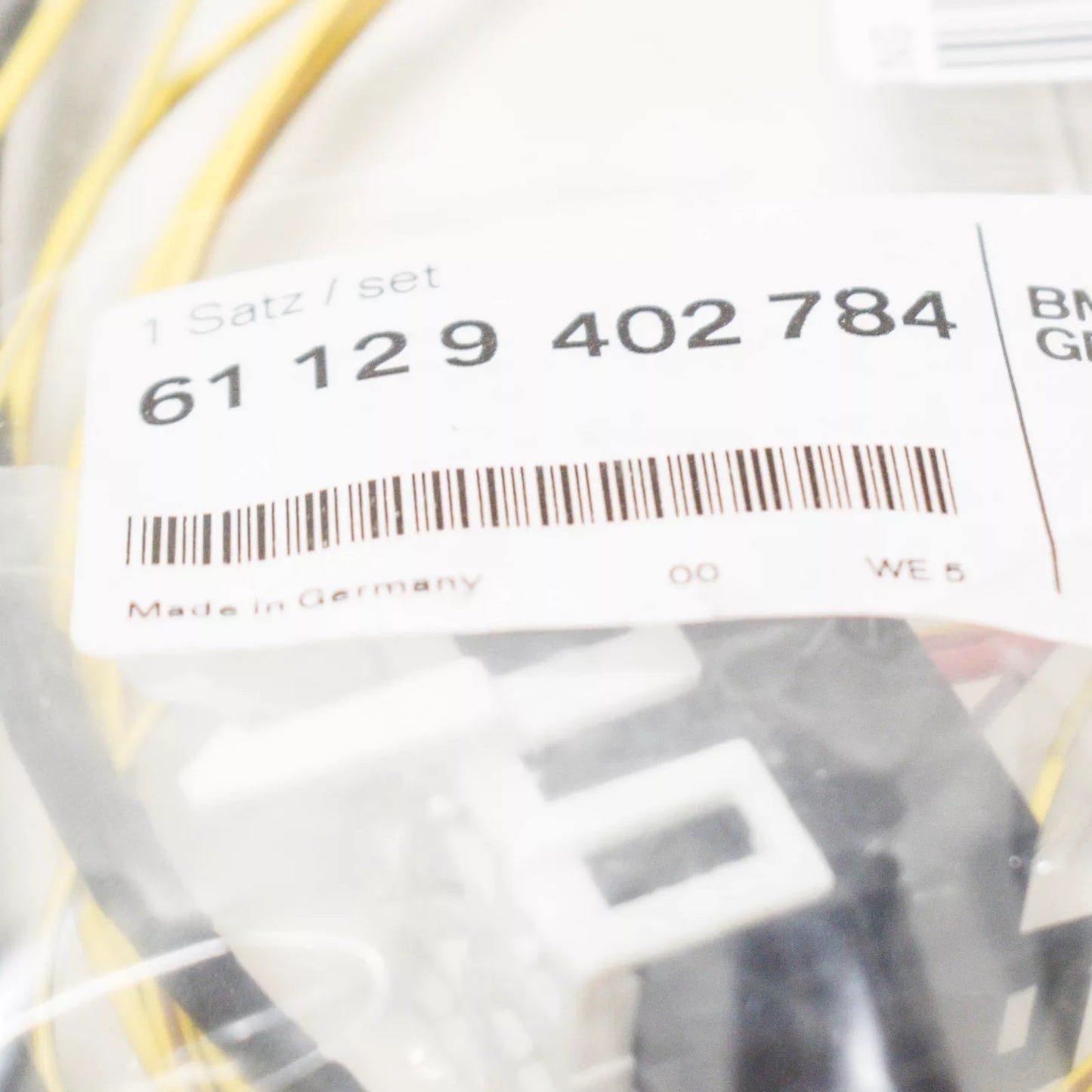 NEW BMW 3 E36 COMPACT 1.6I WIRING LOOM FOG LIGHTS 61129402784 ORIGINAL