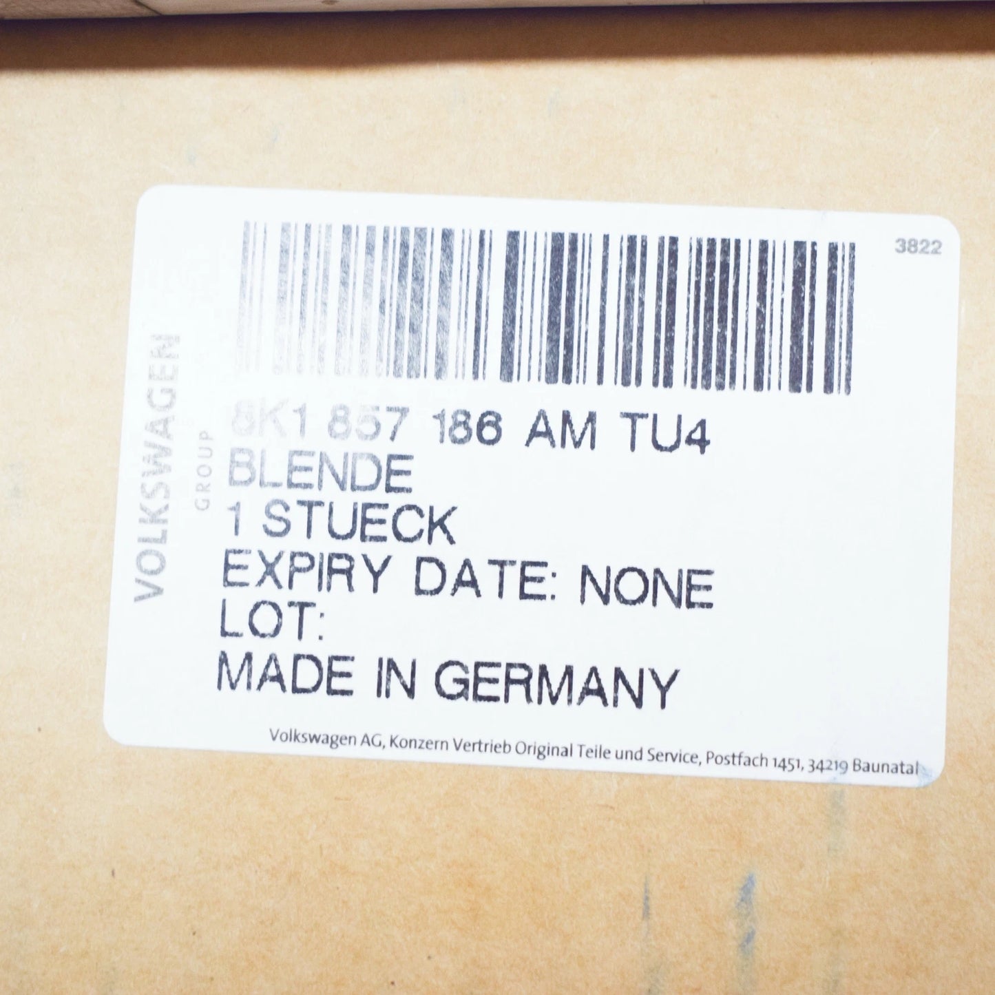 NEW AUDI A4 AVANT B8 FRONT LEFT DASHBOARD TRIM LHD 8K1857186AMTU4 ORIGINAL