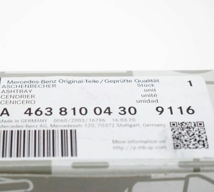 NEW MERCEDES-BENZ G W463 REAR ASHTRAY A46381004309116