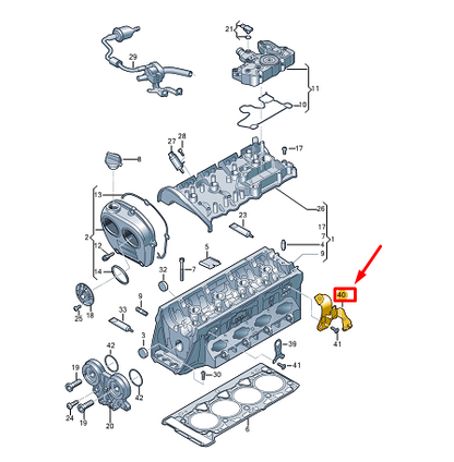 NEW VW GOLF VARIANT CG MK8 ENGINE LIFTING MOUNT 06N103392A ORIGINAL