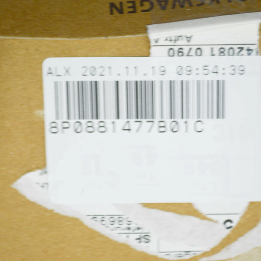 NEW AUDI A3 8P FRONT RIGHT SEAT REAR OUTER GUIDE RAIL TRIM 8P0881477B01C