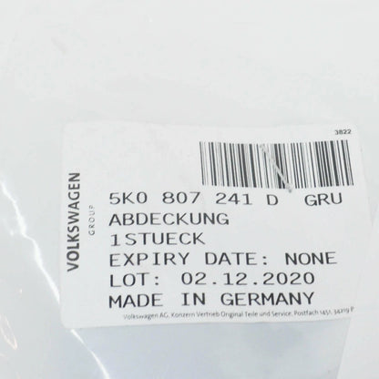 NEW VOLKSWAGEN GOLF MK6 FRONT BUMPER TOW EYE COVER 5K0807241DGRU 2012