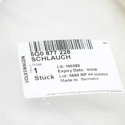 NEW VOLKSWAGEN GOLF MK7 WATER DRAINAGE HOSE 5G0877228 ORIGINAL